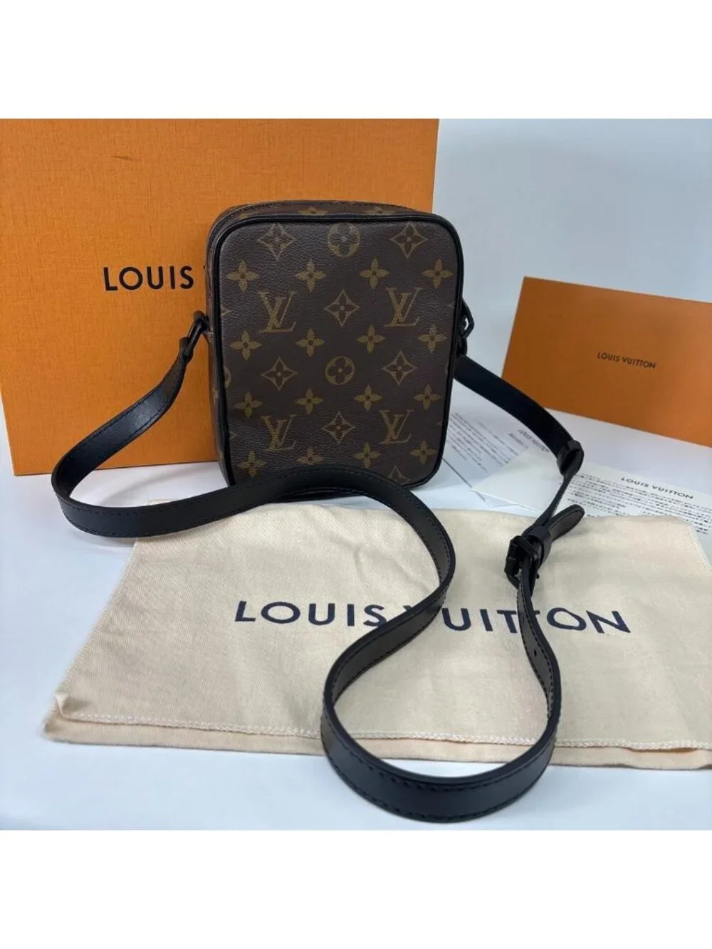 Louis Vuitton Monogram Macassar Christopher Shoulder